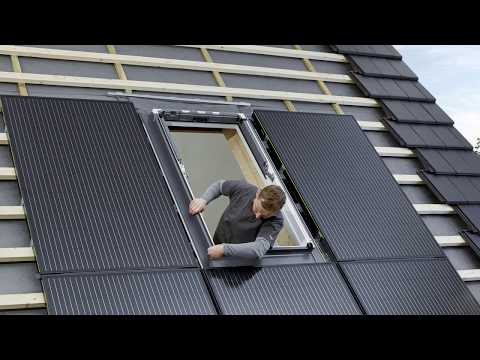 VELUX Roof Windows and Viridian Solar Roof Integrated PV Panels