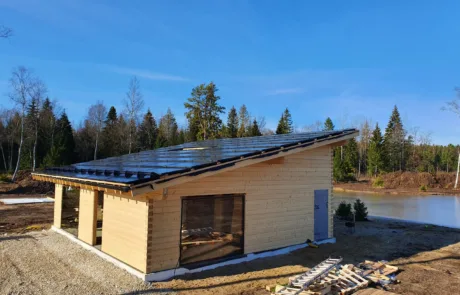 Hus med solarstone solarroof 1